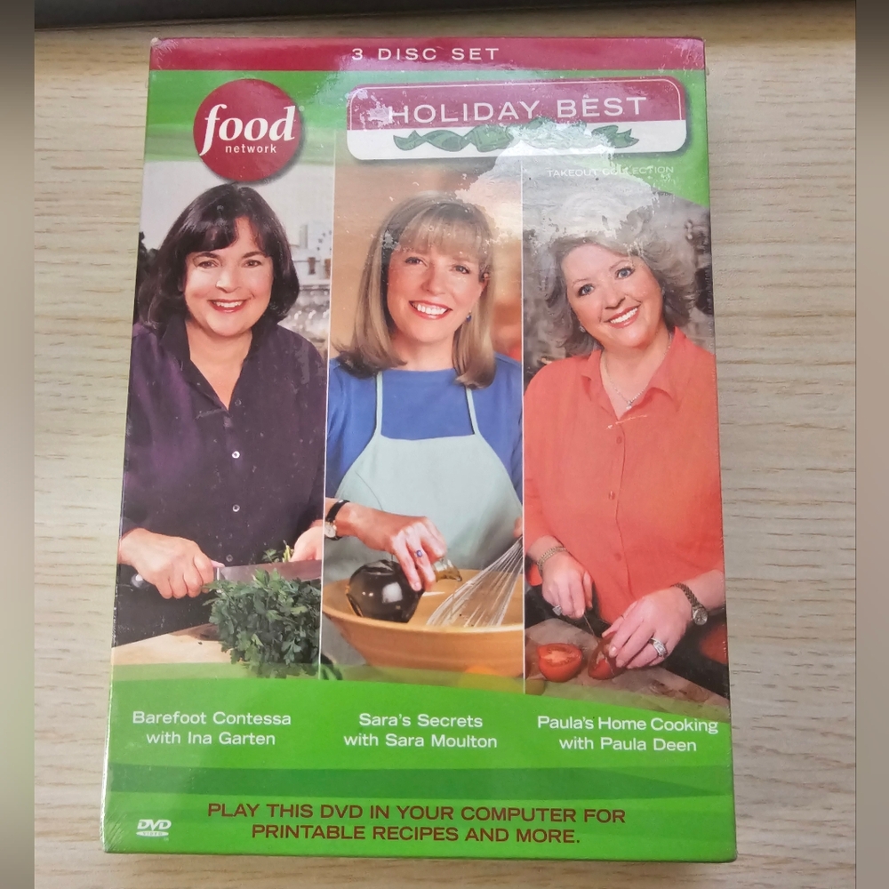 Food Network Holiday Best - 3 Disc Set New In Packaging